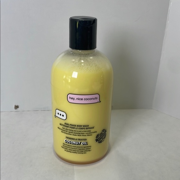 PINK Victoria's Secret Yellow Bath & Body Liquid Coconut oil - Picture 3 of 5